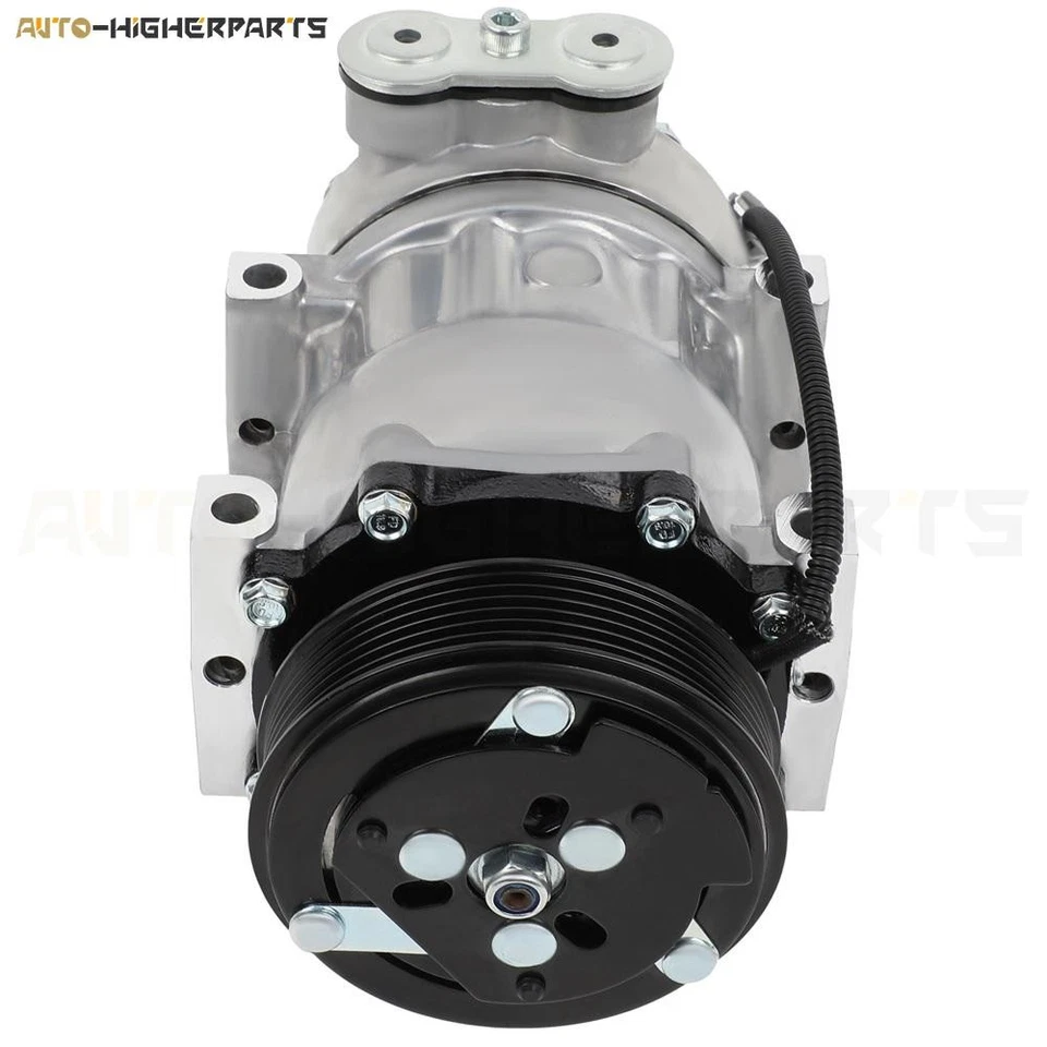 Se adapta a Jeep Cherokee 1997-2000 1997-1998 Wrangler compresor de aire acondicionado y embrague CO 4691C Foto 3 de 4