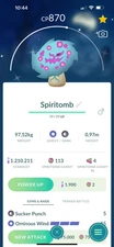 Shiny Spiritomb - Tr-de 1M stardust