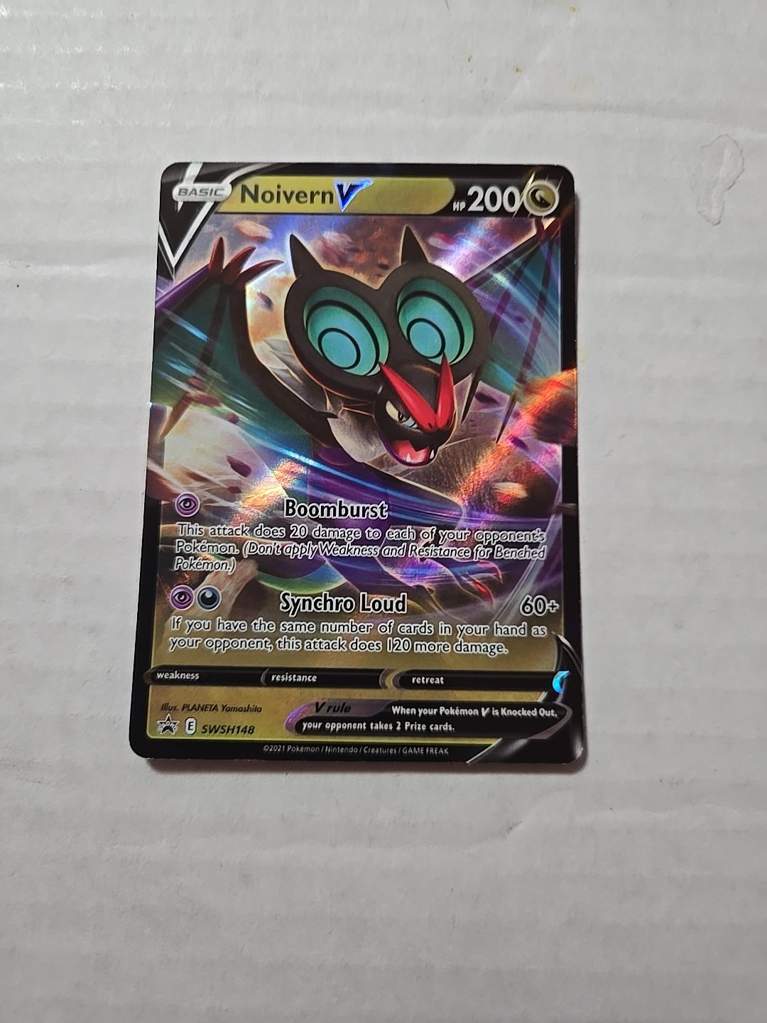 Noivern V SWSH148 SWSH: Sword & Shield Promo Cards Holo