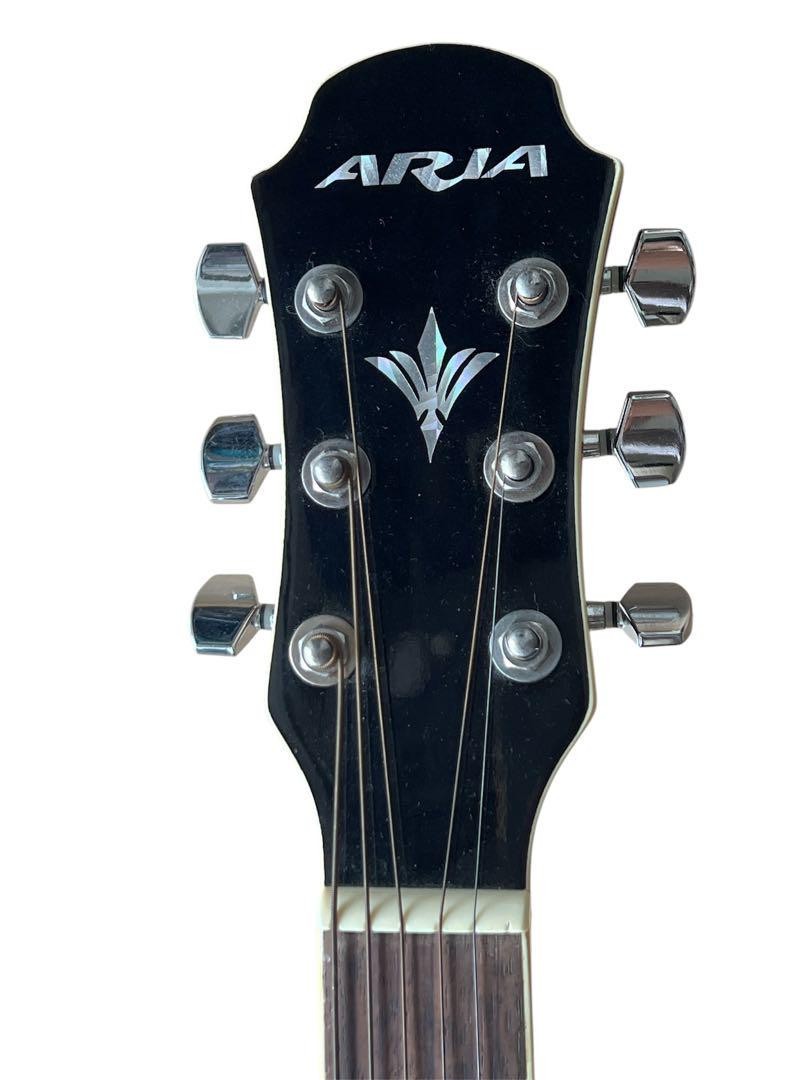 Electric Acoustic Guitar Aria FET-STD BS Sunburst Elecord S