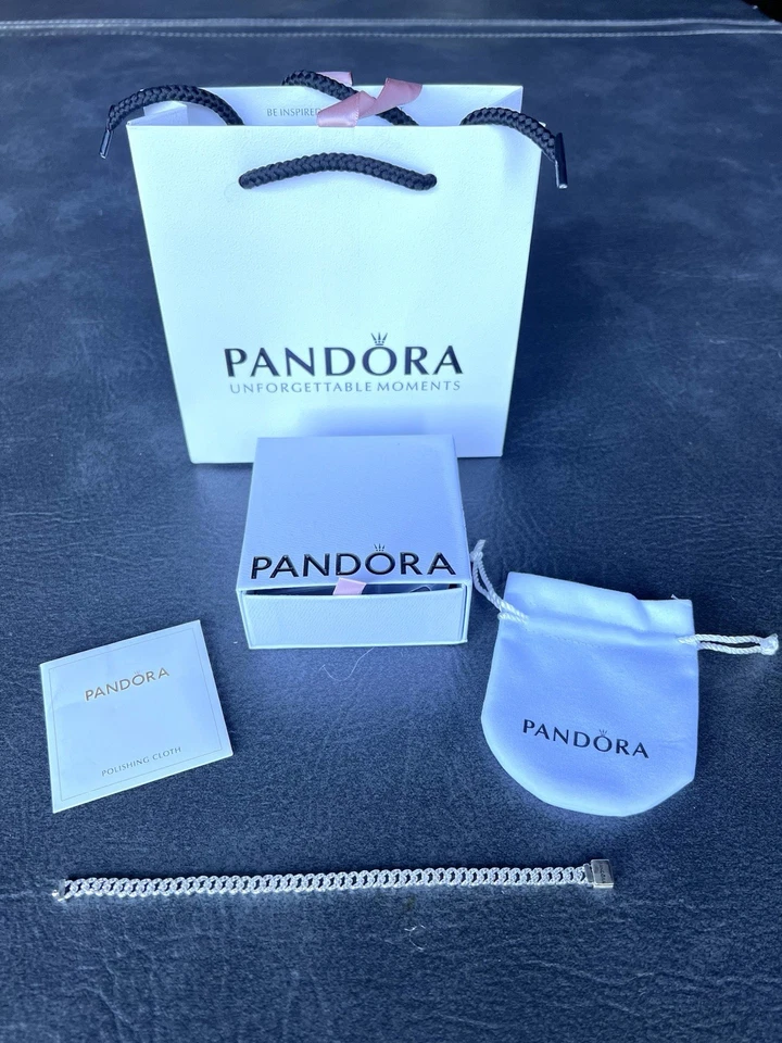 Pandora Bracelet Timeless Pavé Cuban Chain - Unisex - Image 4 of 4