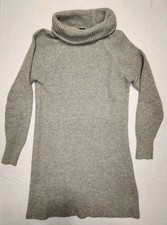 Waffle Knit Turtleneck Sweater Dress Academia Minimalist Forever 21 Size Medium
