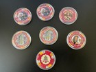DONALD TRUMP WIFE'S CASINO CHIPS! LOT OF 7 NJ CASINOS $5 CHIPS MELANIA & MARLA! — photo 3