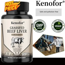 Grass-fed beef liver capsules - rich in vitamins - natural nutritious food