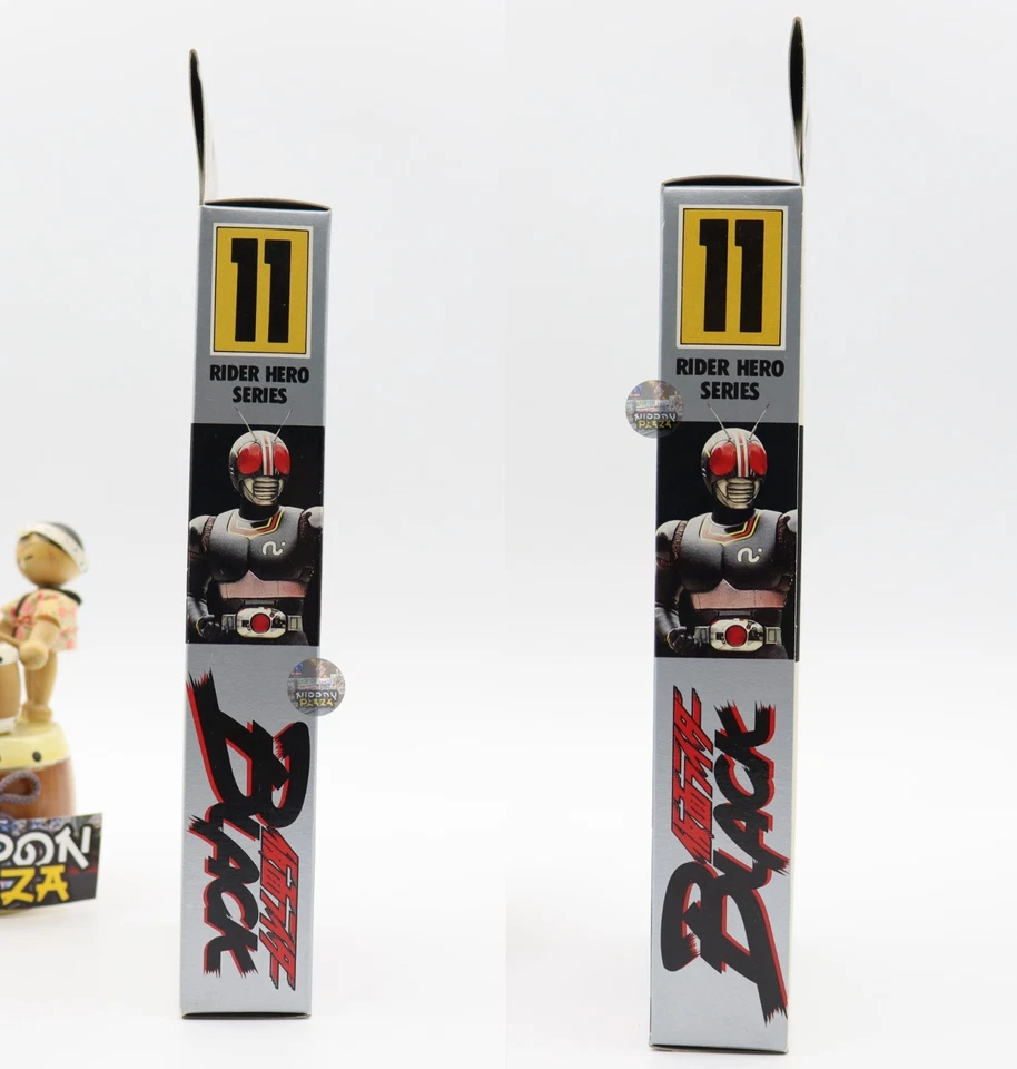 Figura Negra Kamen Rider Hero Series No.11 Kamen Rider - Bandai 1991 - Japón Foto 4 de 4