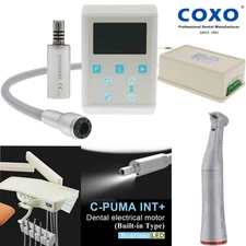 US COXO C-PUMA INT+ Dental Electric Motor Built-in LED Brushless 1:5 Handpiece