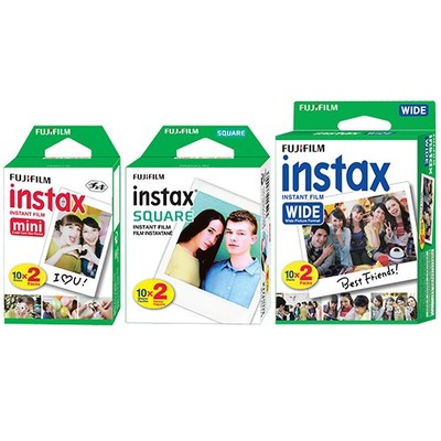 Fujifilm Instax Mini Wide Square Film Sheet Instant Film for Fuji