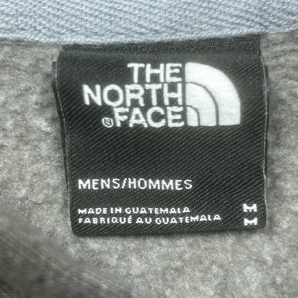 The North Face 连帽衫男式 M 灰色运动衫毛衣套衫半圆顶户外 — 第 4/4 张图片