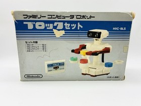 R.O.B. Robot Block Set  Nintendo Famicom NES Japan Stack-Up Game Tested