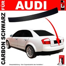Lackschutzfolie Ladekantenschutz für Audi A4 Limo B6 2000-2004 Carbon Schwarz