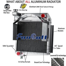 3Row Radiator For 1958-1967 65 AUSTIN HEALEY SPRITE;1960-1966 MG MIDGET 948-1098