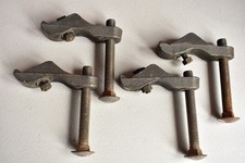 VINTAGE HEAVY DUTY STEEL / IRON BATH FEET X 4