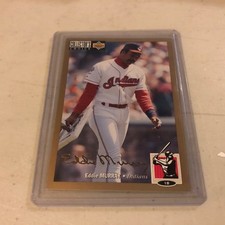 1994 Collector's Choice Gold Signature #595 Eddie Murray NM Perfect Centering
