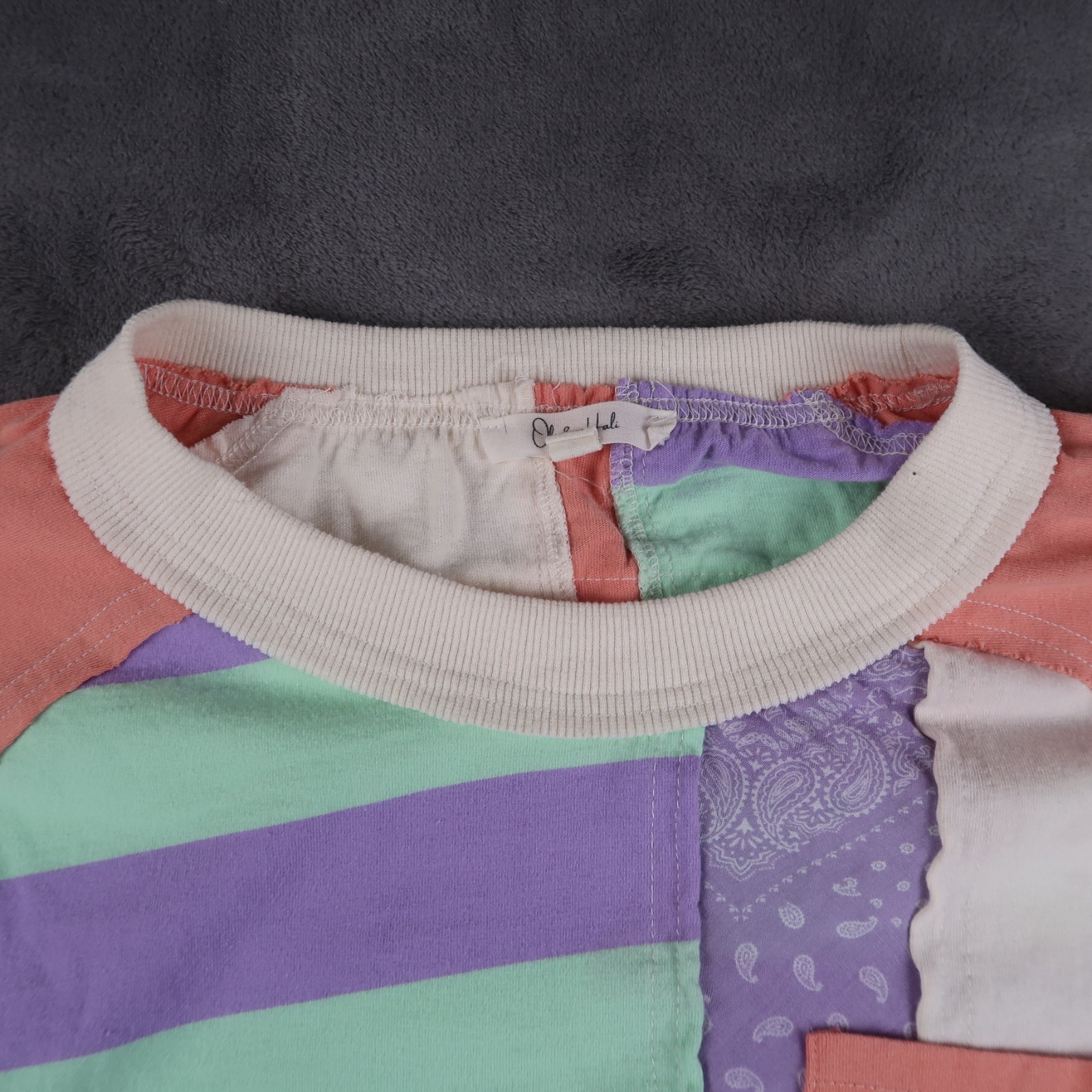 Oli and Hali Oversized Patchwork Long Sleeve Flow… - image 3