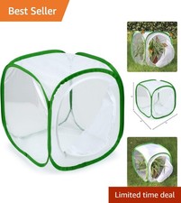 Elegant Butterfly Habitat Terrarium, Pop-Up 12x12x12 Inches - Observation Mad...