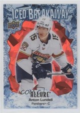 2023-24 Upper Deck Allure Iced Breakaway Red 66/99 Anton Lundell #IB-4 2pw