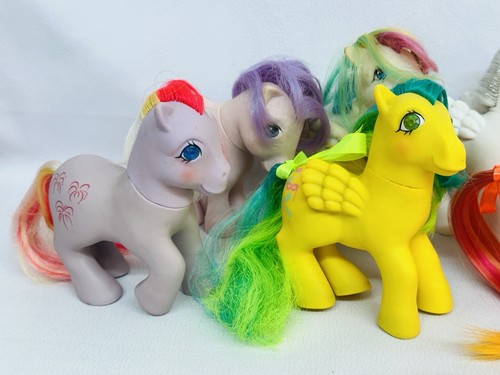 G1 My Little Pony Large LOT Of 10 Ponies MLP G1 Some Need Repairs - Picture 4 of 7