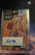 2021-22 Panini Select - Rookie Jersey Autographs Evan Mobley #RJ-EMB Red Wave