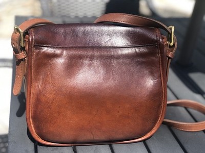 Vintage COACH Saddlery Bag 9535 British Tan 80s NYC USA Shoulder