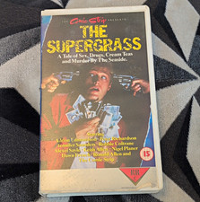 The Supergrass VHS PAL (15) Pre Cert CBS/Fox Video Peter Richardson 1990