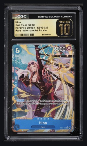 Hina (Alternate Art) graded CGC 10 for sale on eBay