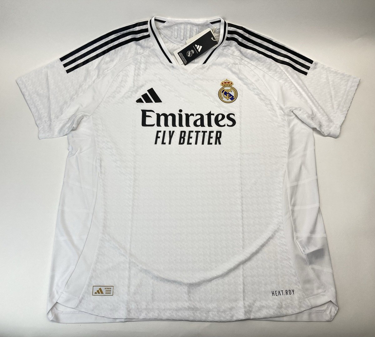 $150 Adidas Men's Real Madrid 24/25 Home Authentic Jersey