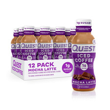 Iced Coffee, Mocha Latte, 1G of Sugar, 10G of Protein, 90 Calories, 200Mg of Caf