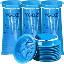 YGDZ Vomit Bags Disposable 15 Pack 1000ml Leak Resistant Travel Motion Sickness