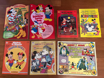 Disney Vintage Assorted Activity Books