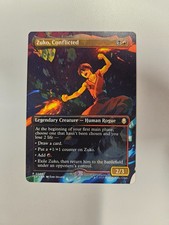 Mtg Zuko, Conflicted Avatar TLA Magic the Gathering borderless rare # R 0302