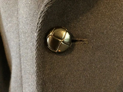 Men's Bloomingdales Navy Wool Double-Breasted Overcoat-Size 40R-Made in England image 12