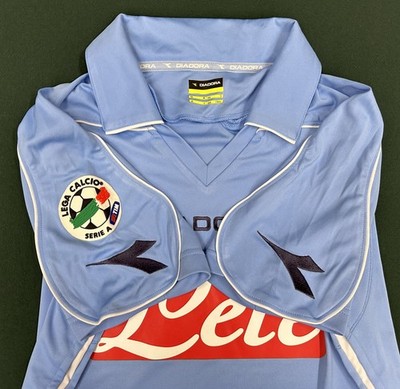 SSC NAPOLI 2008/09 Diadora Home Jersey (S) -Italy- Serie A Lega
