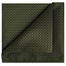 Mens Pocket Square Olive Green Hanky Handkerchief X 1 pc, Size 12X12