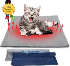Cat Heating Pad Outdoor Heated Cat Bed for Dogs Indoor Warming Electric Pet