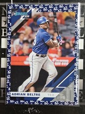 2019 Panini Donruss Adrian Beltre Jackie Robinson Tribute 16/42 #80 RANGERS