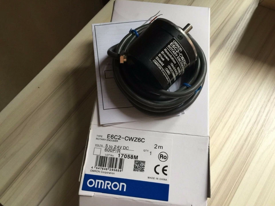 1PCS New Omron E6C2-CWZ6C E6C2CWZ6C Encoder In Box Free Shipping - Image 2 of 4