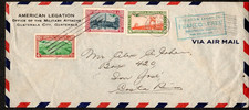 Histoire postale du Guatemala - Franc libre diplomatique au Costa Rica - Août 1942