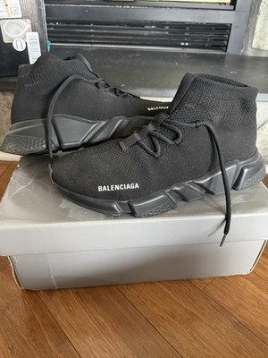 Balenciaga Lace Up Speed Trainer Triple Black