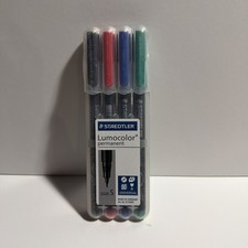 Staedtler Lumocolor Permanent Special Marker 0.4mm S 313 WP4 Made In Germany