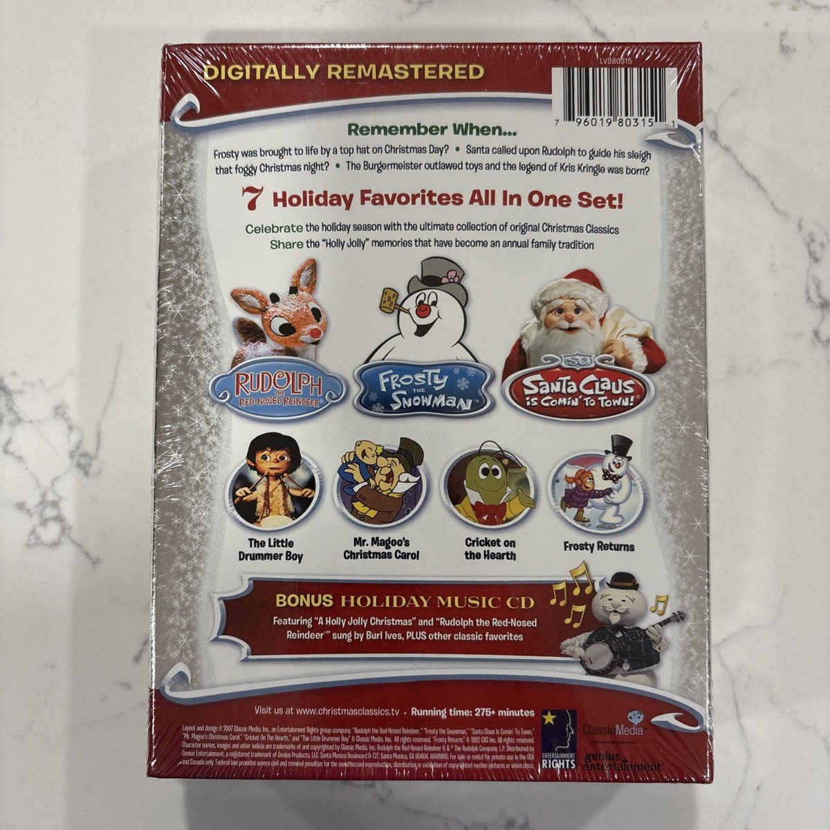 The Original Television Christmas Classics (DVD, 2007, Multi-Disc
