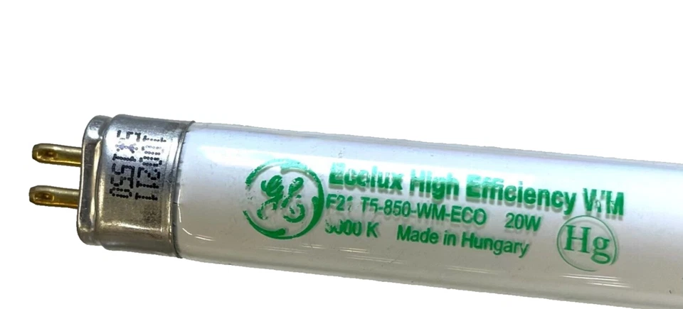 GE F21T5/850/WM/ECO 20W T5 34" Daylight 5000K Fluorescent Light Bulb GE 71640 - Image 2 of 3