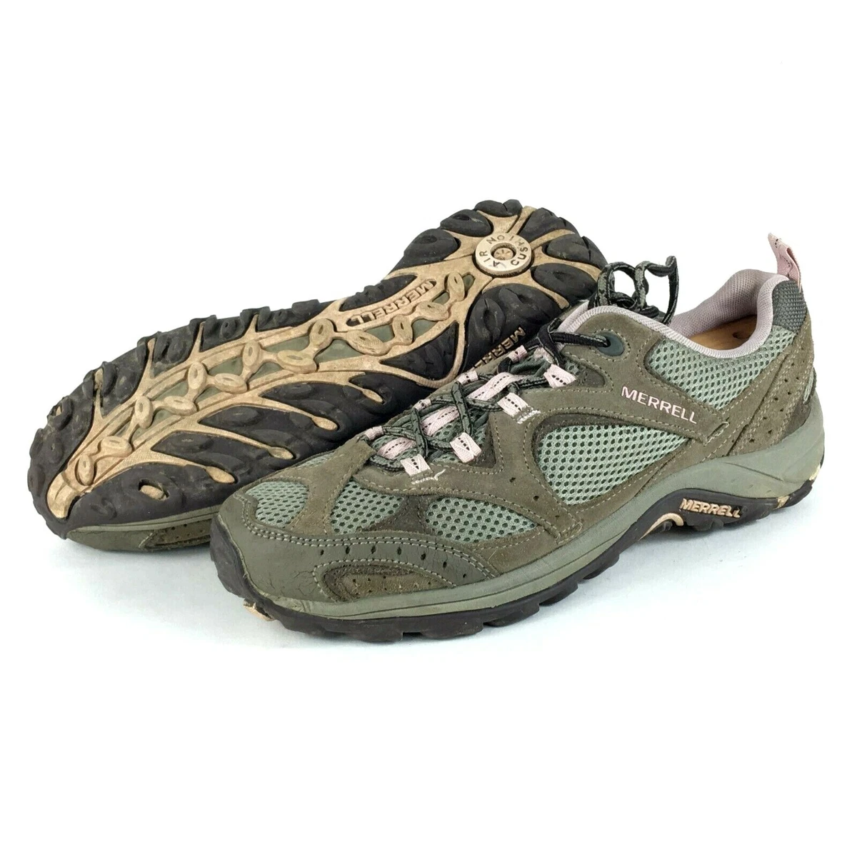 Merrell Nova Ventilator Womens 8.5 Hiking Shoes Rucksack Brown Pink J098316