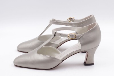 PETER KAISER Vintage D'Orsay Pumps EUR 36,5 UK 3,5 Beige Voll Leder NEU