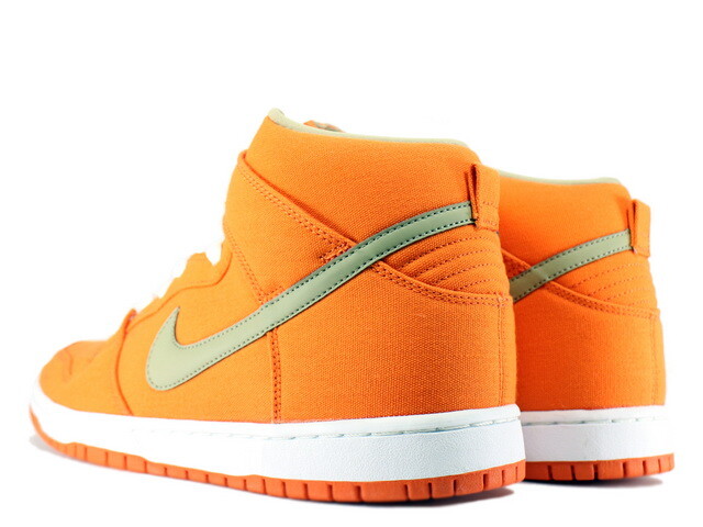 Nike MEN'S Dunk High Pro SB Urban Orange Bamboo White SIZE 11.5