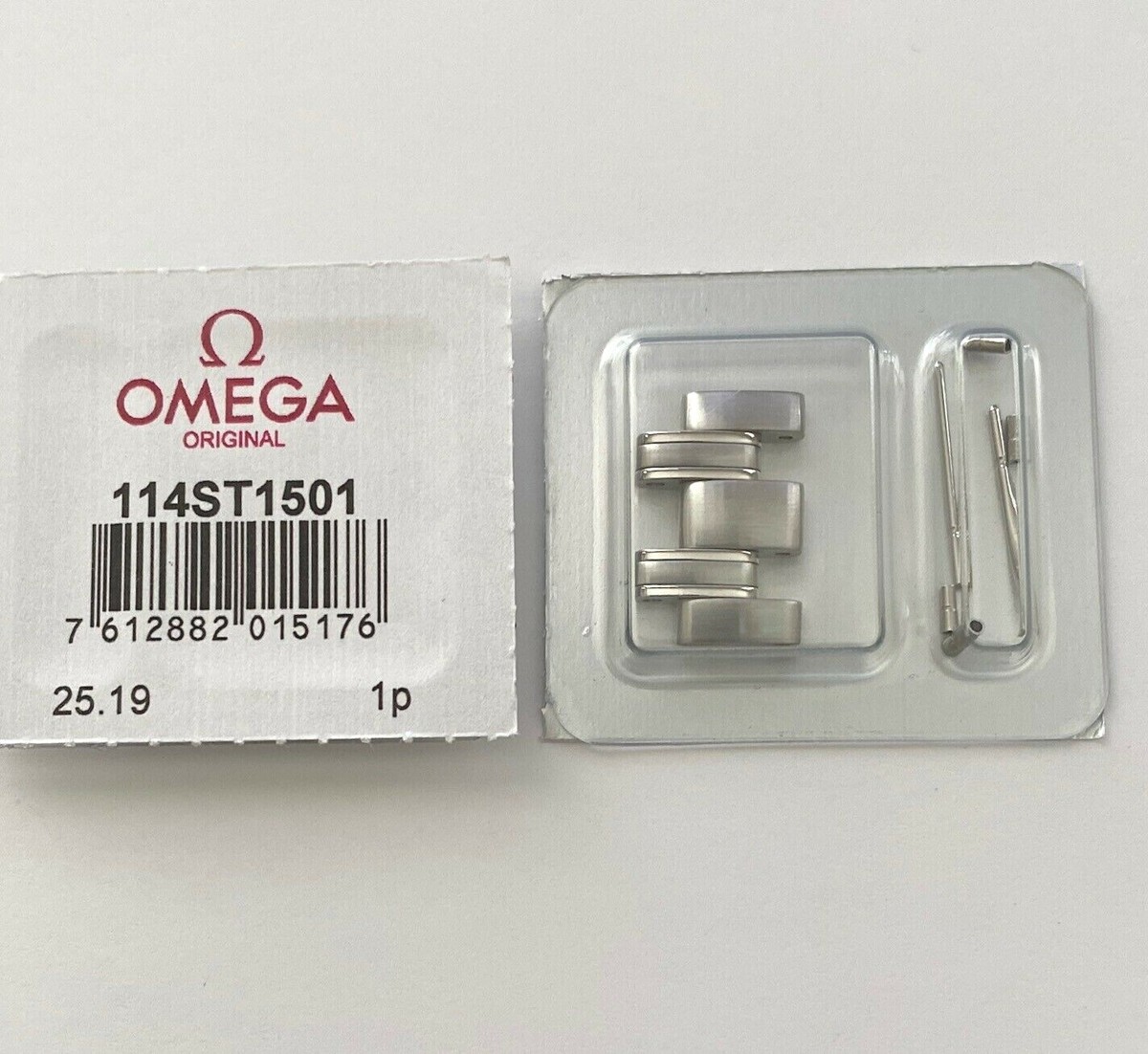 ◆オメガ◆シーマスター◆コマ◆SS◆1501/823◆1502/824◆18mm Authentic! Omega Seamaster 18mm Steel Link For Bracelet