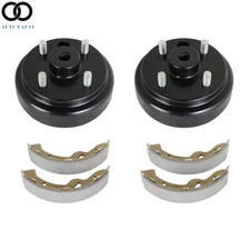Fit For Ezgo Rear Brake hub Drums Brake Shoe Kit Electric 1996+ TXT Golf Carts