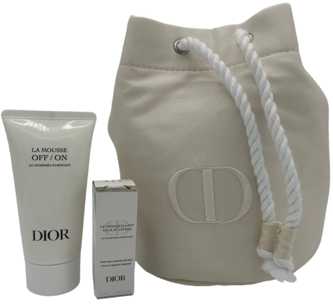 pochette Trousse Christian Dior C400100511 + La Mousse Off/On + Makeup Remover
