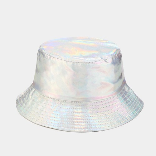 Solid Color PU Bucket Sun Hat, Party, Festival, Raves, Clubs, Ibiza, Beach - Bild 12 von 16