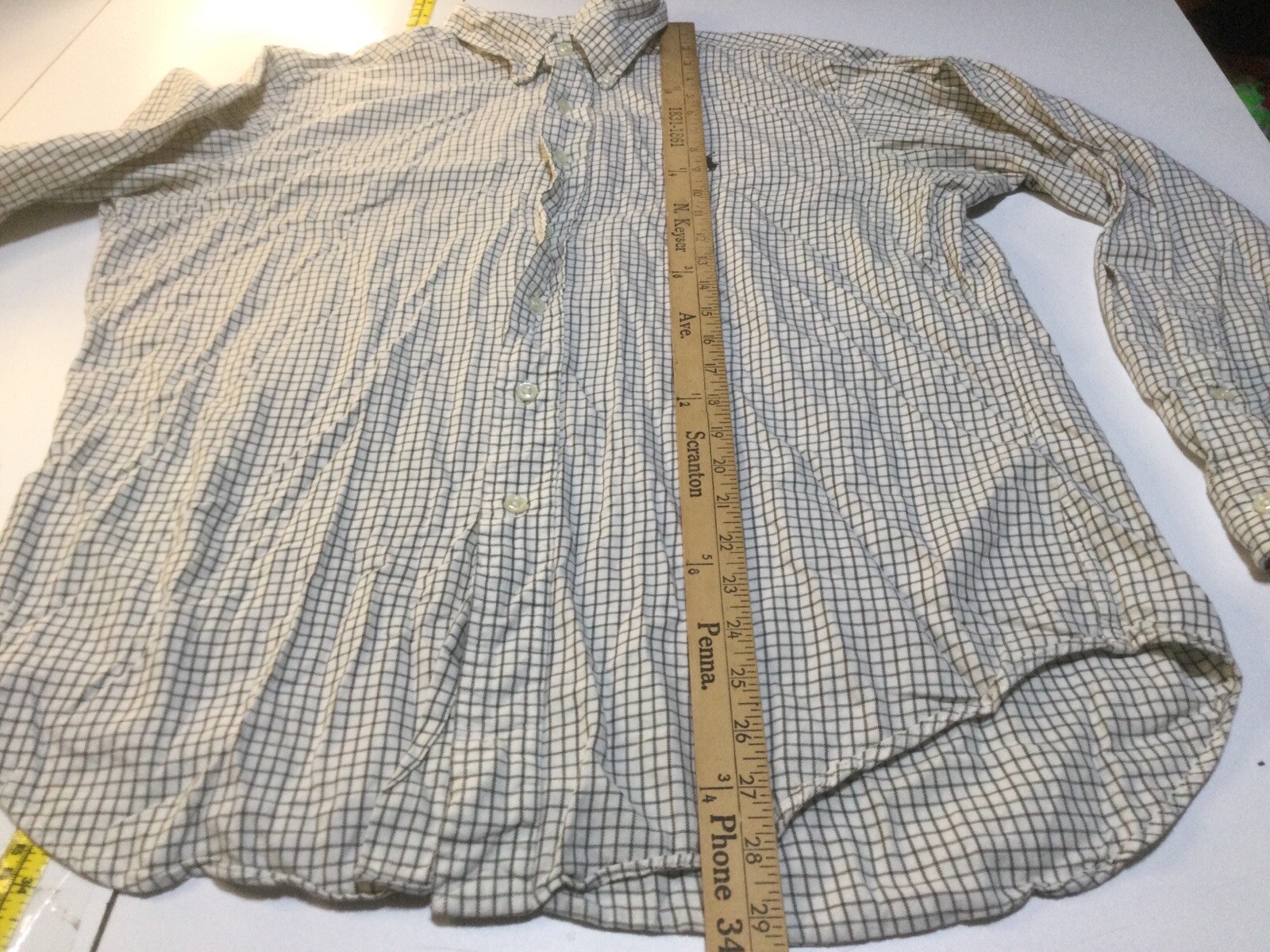 Polo uomo Ralph Lauren vestibilità classica logo pony bottoni camicia a quadri grande