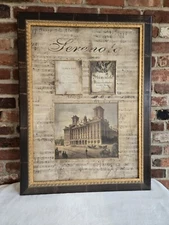  Beethoven Vintage Bombay Company Framed Wall Art “Serenata”  32.5” x 24.5”Music